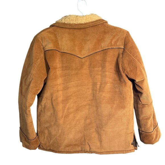 Vintage Envoy Corduroy Sherpa Lined Jacket Brown Mens L - Picture 2 of 7